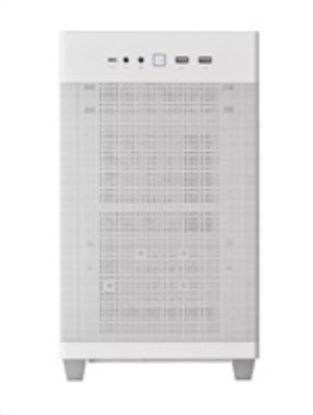 Obrázek ASUS case AP201 PRIME CASE TG WHITE, Mini Tower, bílá