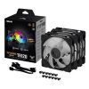 Obrázek ASUS ventilátor TUF GAMING TR120 ARGB, 3 x 120mm, černá