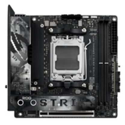 Obrázek ASUS MB Sc AM5 ROG STRIX X870- I GAMING WIFI, AMD X870, 2xDDR5, 1xHDMI, 2xUSB4, WiFi, Mini- ITX