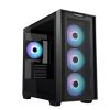 Obrázek ASUS case A21 PLUS, Mini Tower, průhledná bočnice, 4x 120mm ARGB Fan, černá