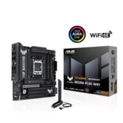 Obrázek ASUS MB Sc AM5 TUF GAMING B850M- PLUS WIFI, AMD B850, 4xDDR5, 1xDP, 1xHDMI, WiFi, mATX