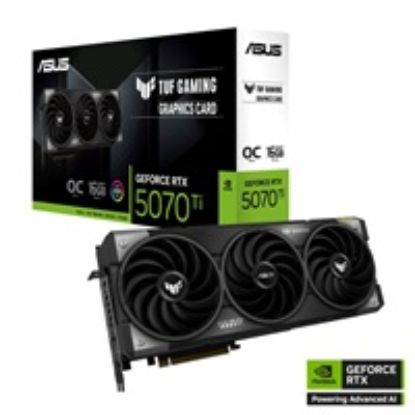Obrázek ASUS VGA NVIDIA GeForce RTX 5070 Ti TUF GAMING 16 GB OC, 16 GB GDDR7, 3xDP, 2xHDMI