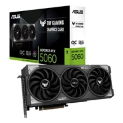 Obrázek ASUS VGA NVIDIA GeForce RTX 5060 TUF GAMING OC 8 GB, 8 GB GDDR7, 3xDP, 1xHDMI