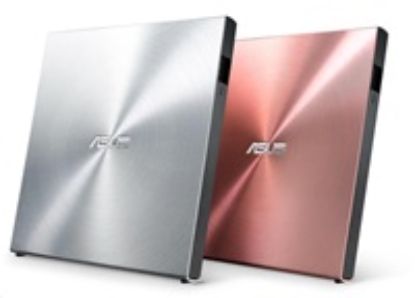 Obrázek ASUS DVD SDRW- 08U5S- U/ SIL/ G/ AS, External Slim DVD- RW, silver, USB + Cyberlink Power2Go 8
