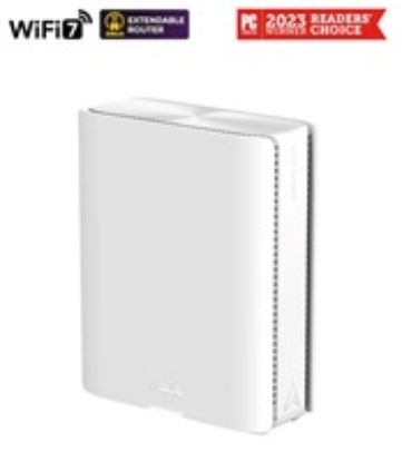 Obrázek ASUS ZenWifi BQ16 1- pack, WiFi7 Extendable Router, AiMesh, 2x WAN/ LAN, 3x LAN, 1x USB 3.0