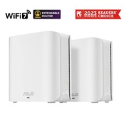 Obrázek ASUS ZenWifi BD4 2- pack, WiFi7 Extendable Router, AiMesh, 2x WAN/ LAN