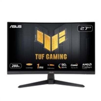 Obrázek ASUS LCD 27" VG27VQM1B TUF Gaming 1920 x 1080, Full HD, Curved, 280 Hz, ELMB, FreeSync, 1 ms, 90% DCI- P3, HDMI, DP…