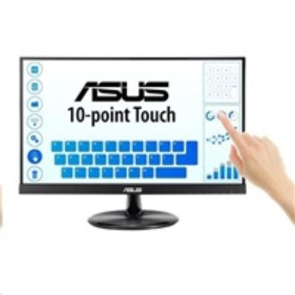 Obrázek ASUS LCD dotekový 21.5" VT229H Touch 1920 x 1080, lesklý, D- SUB, HDMI, 10- point Touch, IPS, Frameless, USB, VESA