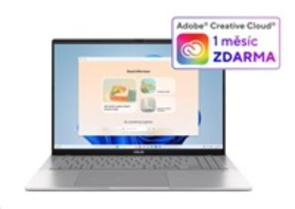 Obrázek ASUS NTB Vivobook S16 (S3607CA- RP006 W), Ultra 7 255H, 16" 1920 x 1200, 16 GB, 1 TB SSD, Intel, W11 Home, Silver