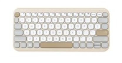 Obrázek ASUS KW100 Marshmallow Bezdrátová klávesnice, BG/ CZ/ SK/ 81/ / 3BT/ COPILOT