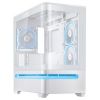 Obrázek ASUS Case AP202 PRIME CASE, mATX, Průhledná bočnice, 3x 120mm ARGB Fan, bílá