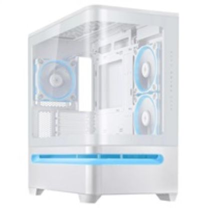 Obrázek ASUS Case AP202 PRIME CASE, mATX, Průhledná bočnice, 3x 120mm ARGB Fan, bílá