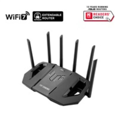 Obrázek ASUS Herní Router TUF- BE9400 3- pásmový WiFi7 Router, 1x WAN, 3x LAN, AiMesh