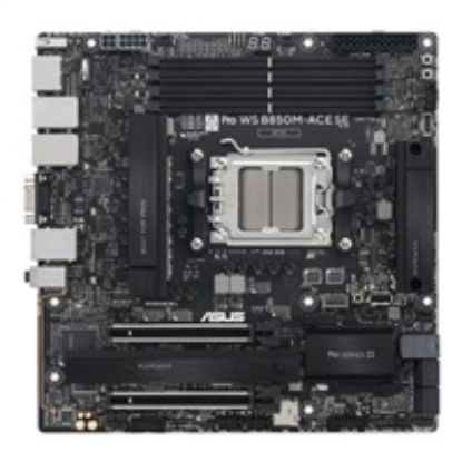 Obrázek ASUS MB Sc AM5 Pro WS B850M- ACE SE, AMD B850, 4xDDR5, 1xHDMI, 1xDP, 1xVGA, mATX