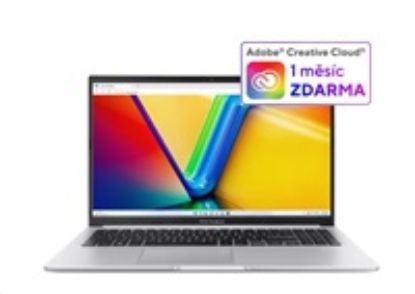 Obrázek ASUS NTB Vivobook 15 (M1502NAQ- BQ112Z), Ryzen 5 150, 15.6" 1920 x 1080, 8 GB, 512 GB SSD, Radeon, No OS, Silver, bez…