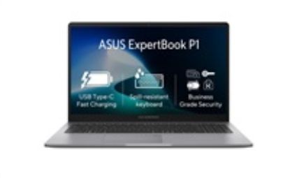 Obrázek ASUS NTB ExpertBook P1 (P1503CVA- S7C7321X), Core 7 240H, 15.6" 1920 x 1080, 32 GB, 1 TB SSD, Intel, W11 Pro, Gray