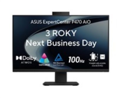 Obrázek ASUS PC AiO ExpertCenter P470 (P470VAK- BPC7321TX), Core 7 240H, 27" FHD, 32 GB, 1 TB SSD, Intel, W11 Pro, Black