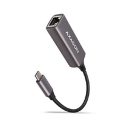 Obrázek AXAGON ADE- TRC, USB- C 3.2 Gen 1 - Gigabit Ethernet síťová karta, auto instal, titanově šedá