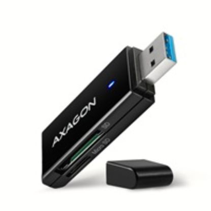 Obrázek AXAGON CRE- S2N, USB- A 3.2 Gen 1 - SUPERSPEED čtečka karet, 2- slot & lun SD/ microSD, podpora UHS- I