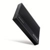 Obrázek AXAGON EE25- GTR, USB- C 10Gbps - SATA 6G 2.5" RIBBED box, černý