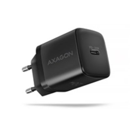 Obrázek AXAGON ACU- PD20, nabíječka do sítě 20 W, 1x port USB- C, PD3.0/ PPS/ QC4+/ AFC/ Apple, černá
