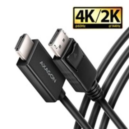 Obrázek AXAGON RVD- HI20C2, DisplayPort - > HDMI 2.0b redukce / kabel 1.8m, 4K/ 60 Hz