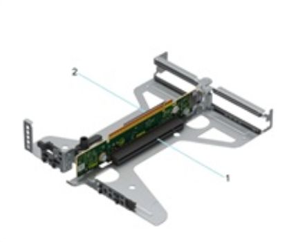 Obrázek DELL Riser Config 2 Butterfly Gen4 Riser (x8/ x8) PowerEdge R360 CK