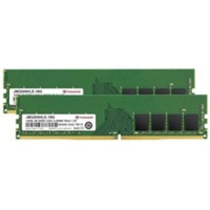 Obrázek TRANSCEND DIMM DDR4 32 GB (Kit of 2) 3200Mhz 1Rx8 2Gx8 CL22 1.2V