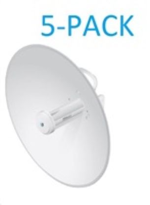 Obrázek UBNT airMAX PowerBeam5 AC 2 x 25dBi Gen2, 5- PACK [400mm, Client/ AP, 5GHz, airMAX ac, 10/ 100/ 1000 Ethernet]