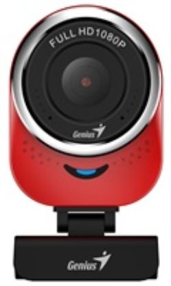 Obrázek GENIUS webkamera QCam 6000/ červená/ Full HD 1080P/ USB2.0/ mikrofon