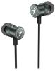 Obrázek GENIUS sluchátka HS- M316 METALLIC IRON GREY, 4pin 3, 5 mm jack, kovově šedá