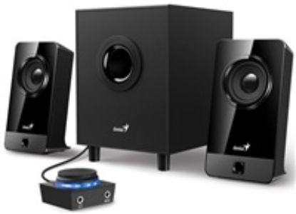 Obrázek GENIUS reproduktory SW- 2.1 300X/ 2.1/ 10 W/ dřevěné/ černá