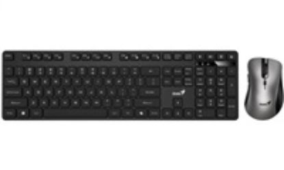 Obrázek GENIUS set klávesnice + myš Smart KM- 8216S, Bezdrátový set 2, 4GHz, Copilot, CZ+SK layout, černá
