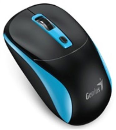 Obrázek GENIUS myš NX- 7123/ 1200 dpi/ bezdrátová/ Copilot/ černo- modrá