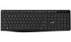 Obrázek GENIUS klávesnice KB- 7200, bezdrátová 2, 4GHz, Mini- receiver, Copilot, CZ+SK layout, černá
