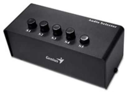 Obrázek GENIUS Stereo Switching Box, pro výběr zvukového výstupu až na 5 repro