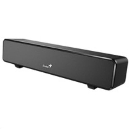 Obrázek GENIUS repro USB SoundBar 100/ drátový/ 6 W/ USB/ 3, 5" jack/ černý