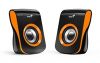 Obrázek GENIUS repro SP- Q180 Orange, 2.0, 6 W, USB napájení, 3, 5" jack, černo- oranžové