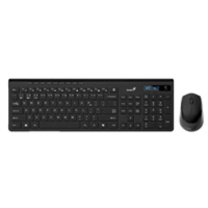 Obrázek GENIUS set klávesnice + myš SlimStar 8230, Bezdrátový set, CZ+SK, černá
