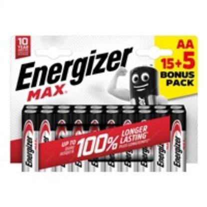 Obrázek Energizer LR6/ 20 Max AA 15+5 zdarma
