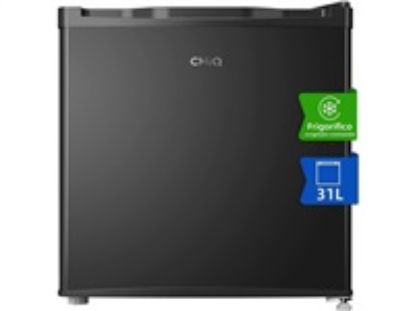 Obrázek CHiQ CSD31D4E minibar, 31 litrů, 2 přihrádky, - 24 °C až +10 °C, mrazák - lednice, 41 dB