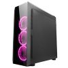 Obrázek CHIEFTEC skříň Miditower Gaming SCORPION II Black, 2 x USB 3.0/ 1x USB 2.0, bez zdroje