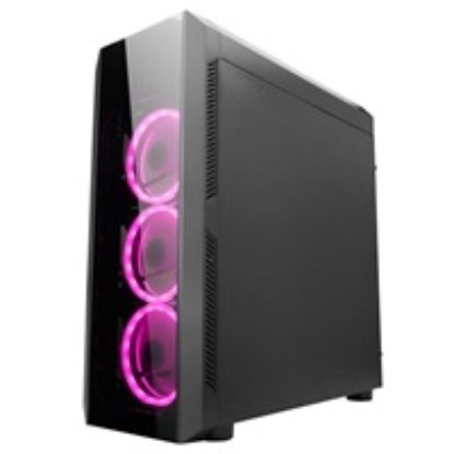 Obrázek CHIEFTEC skříň Miditower Gaming SCORPION II Black, 2 x USB 3.0/ 1x USB 2.0, bez zdroje