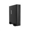 Obrázek CHIEFTEC skříň Compact Series/ mini ITX, IX- 06B- 120 W, Black, 120 W adaptér