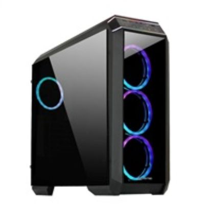 Obrázek CHIEFTEC skříň STALLION II, ATX, 1x USB- C 3.2, 2x USB 3.1, 1x USB 2.0, 4x 120mm RGB Fan, černá
