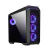 Obrázek CHIEFTEC skříň STALLION 3, ATX, 1x USB- C 3.2, 2x USB 3.1, 1x USB 2.0, 4x 120mm RGB Fan, černá