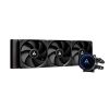 Obrázek CHIEFTEC vodní chlazení CPU Iceberg 360 Dark, 3 x 120mm, ARGB vodní blok, LGA1851, AM5, černá
