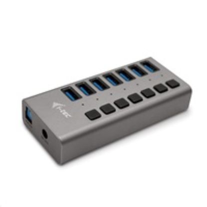 Obrázek i- tec USB 3.0 nabíjecí HUB 7port + Power Adapter 36 W