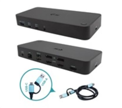 Obrázek i- tec USB 3.0 / USB- C / Thunderbolt, 3x 4K Docking Station + Power Delivery 100 W