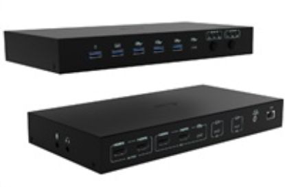 Obrázek i- tec USB- C KVM Docking station for 3 Hosts, Dual Display, Power Delivery 1x 92 W/ 2x 65 W
